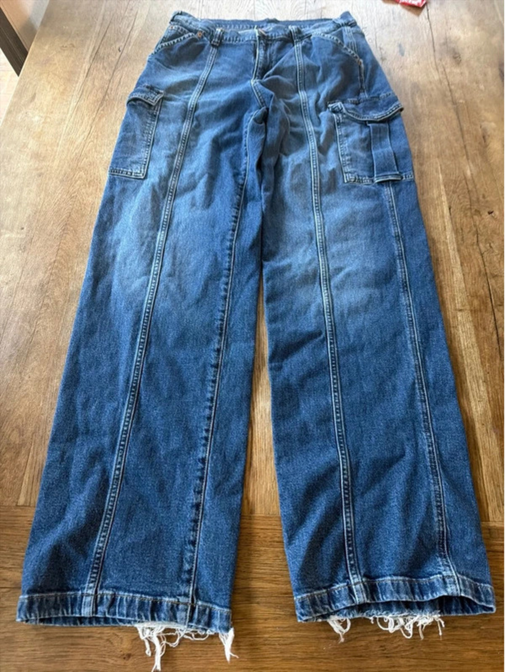 gap 90's loose cargo mid rise size 30